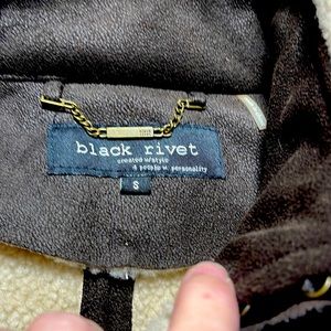 Beautiful suede and cotton coat